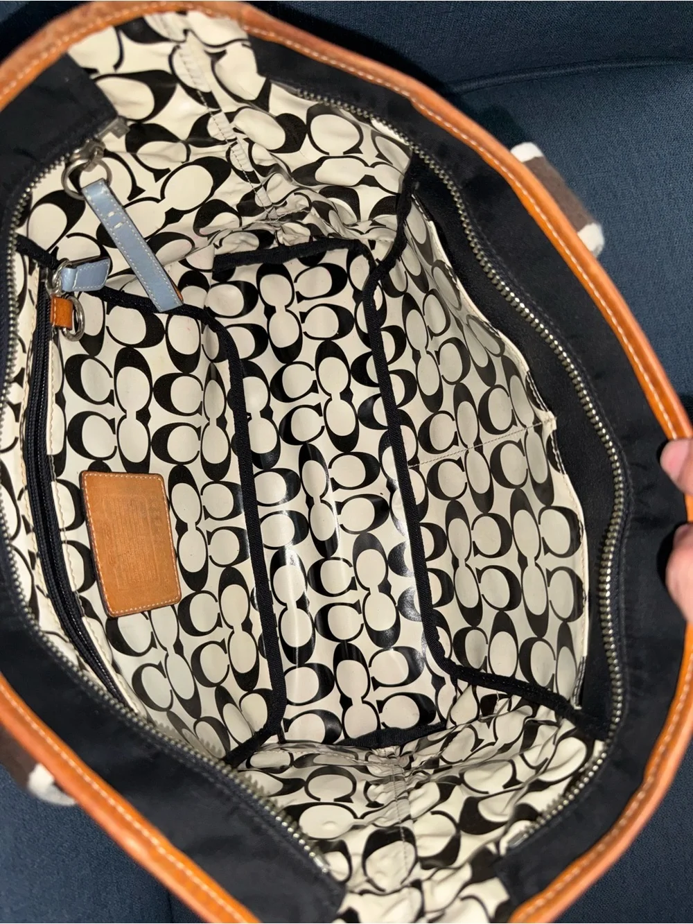 Coach Hampton nylon tote bag (Y2K)